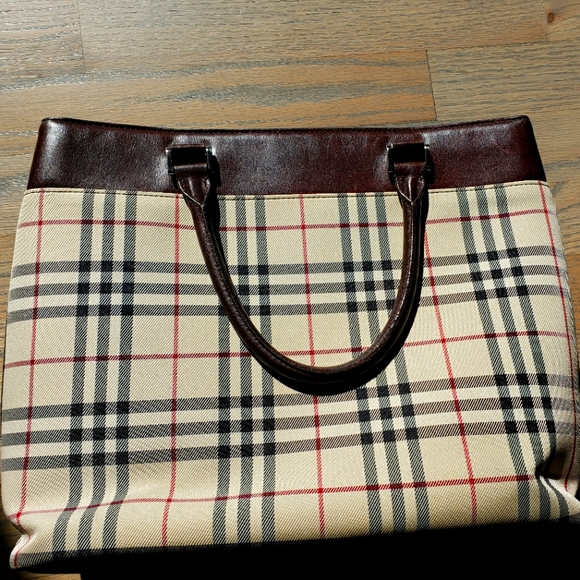 Authentic Burberry nova check tote bag - Picture 2 of 10